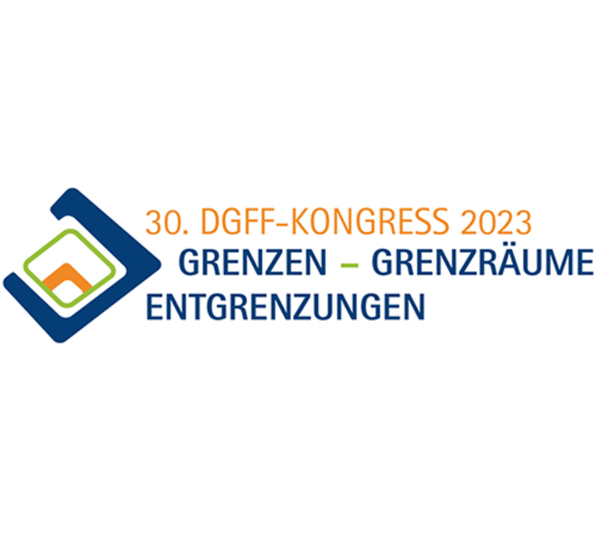 Logo der DGFF-Tagung: Grenzen, Grenzräume, Entgrenzung