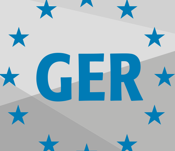 g.a.s.t.-Beratung zum GER | g.a.s.t. Symbol des Gemeinsamer europäischer Referenzrahmen auf Diamantschliff